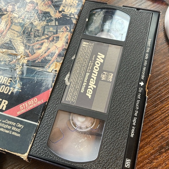 Moonraker vhs CBS Fox Roger Moore James Bond 007 - Picture 5 of 5